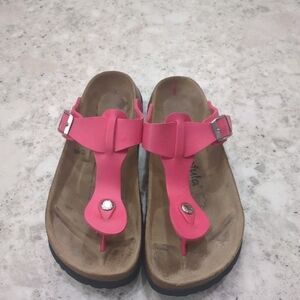 Women's Pink Betula By Birkenstock 40 U.S.9 Thong Flipflop Sandals Resort Summer